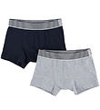 Petit Bateau Boxers - 2-Pack - Navy/Grey Melange Petit Bateau Boxers - 2-Pack - Navy/Grey Melange