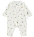Petit Bateau Nightsuit - Marshmallow/Brown Petit Bateau Nightsuit - Marshmallow/Brown