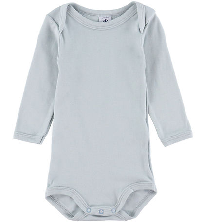 Petit Bateau Body l/ä - 3-pack - Blå/Vit Petit Bateau Body l/ä - 3-pack - Blå/Vit