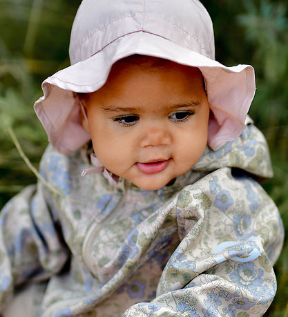 Mikk-Line Softshell Suit w. Fleece - Recycled - Doeskin w. Flowe