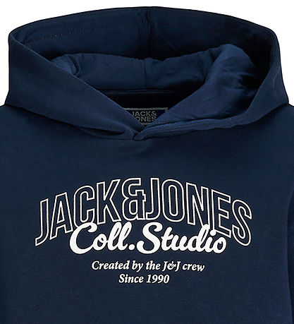 Jack & Jones Hoodie - JjMakoto - Sky Captain/BIG Print