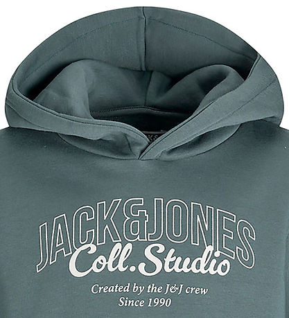 Jack & Jones Hoodie - JjMakoto - Stormy Weather/BIG Print