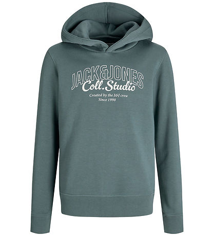 Jack & Jones Hoodie - JjMakoto - Stormy Weather/BIG Print