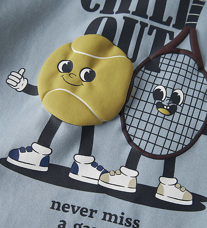 T-Shirt Name It - NmmKyler - Dusty Blue av. Imprimé T-Shirt Name It - NmmKyler - Dusty Blue av. Imprimé