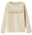 Name It Blouse - Rib - NmfLalla - Peyote Melange w. Pointelle
