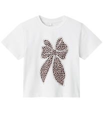 T-Shirt Name It - NmfLeoanja - Bright White av. Imprimé T-Shirt Name It - NmfLeoanja - Bright White av. Imprimé