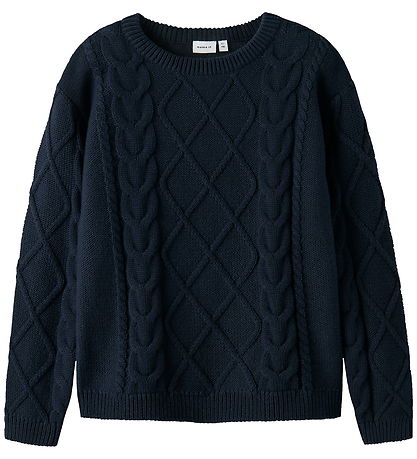 Name It Blouse - Knitted - NmmLyle - Navy Blazer Name It Blouse - Knitted - NmmLyle - Navy Blazer