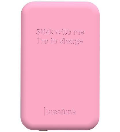 Batterie Externe Kreafunk - pourCHARGE Qi - Frais Rose - 5 000 m