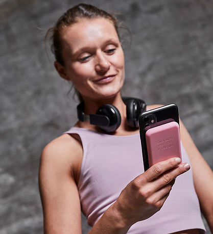 Batterie Externe Kreafunk - pourCHARGE Qi - Frais Rose - 5 000 m