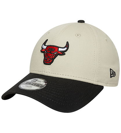 Casquette New Era - 9Forty - Chicago Bulls - Beige clair/Noir