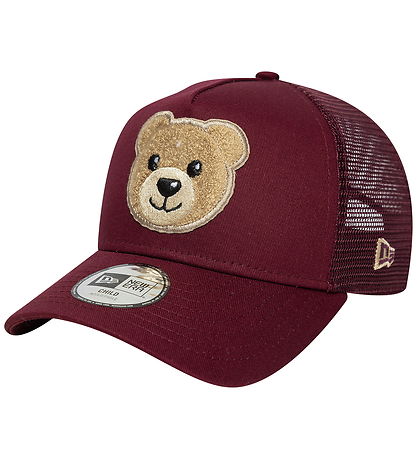 New Era Cap - Trucker - Bear - Dark Red New Era Cap - Trucker - Bear - Dark Red