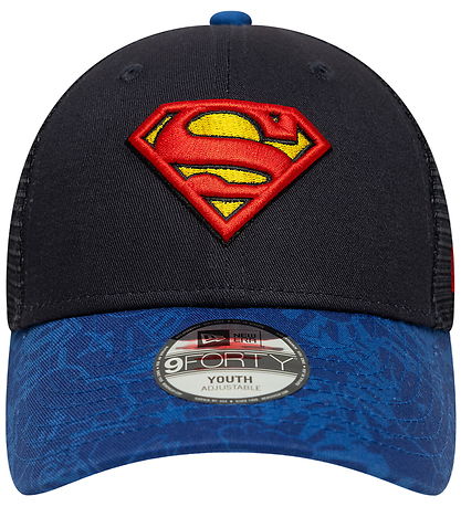 New Era 캡모자 - 9Forty - 트럭커 - Superman - 파란색