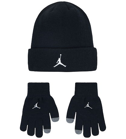 Jordan Beanie/Gloves - Knitted - Black