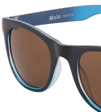 Molo Zonnebril - Glimlach - Zwart/Blauw