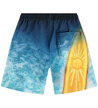 Molo Badshorts - UV50+ - Nilson - Surf Art Blue Chill Molo Badshorts - UV50+ - Nilson - Surf Art Blue Chill