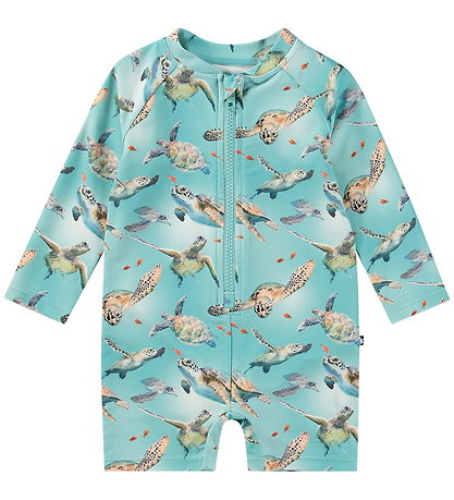 Molo Coverall Swimsuit - UV50+ - Neka - Baby Turtles