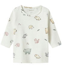 Name It Blouse - NbnLuma - Cloud Dancer w. Print Name It Blouse - NbnLuma - Cloud Dancer w. Print