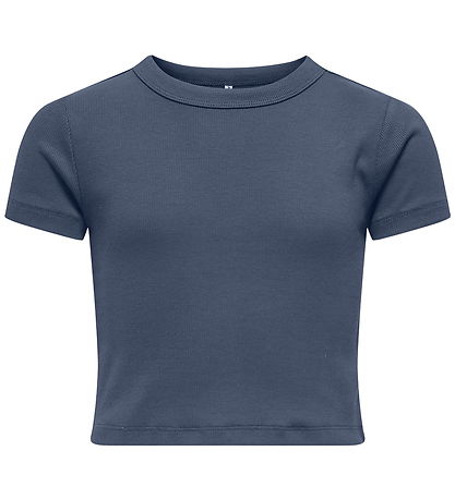Kids Only T-shirt - KogBina - Rib - Vintage Indigo Kids Only T-shirt - KogBina - Rib - Vintage Indigo