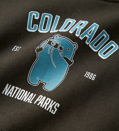Sweat-shirt Name It - NmmVoder - Café turc/Colorado Sweat-shirt Name It - NmmVoder - Café turc/Colorado