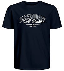 Jack & Jones T-shirt - JjMakoto - Sky Captain/BIG Print Jack & Jones T-shirt - JjMakoto - Sky Captain/BIG Print