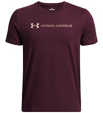 Under Armour T-shirt - Logo Wordmark - Dark Maroon Under Armour T-shirt - Logo Wordmark - Dark Maroon