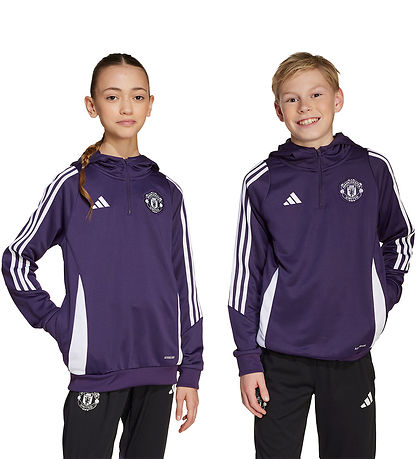 adidas Performance Kapuzenpullover - Manchester United - Aurplu/ adidas Performance Kapuzenpullover - Manchester United - Aurplu/