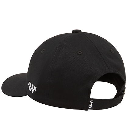 Casquette Vans - Vérifier le côté courbé Bill - Noir av. Blanc