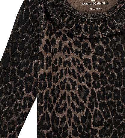 Sofie Schnoor Bodysuit l/s - DicteSB - Leopard