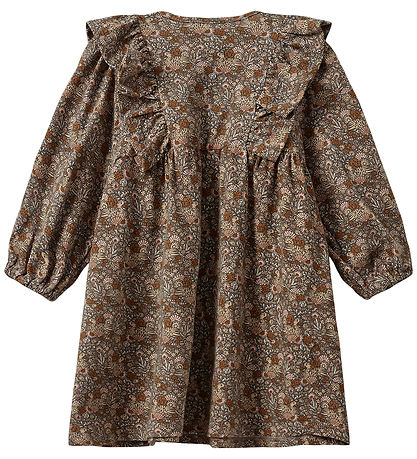 Robe Sofie Schnoor - LulsSB - Marron av. Fleurs Robe Sofie Schnoor - LulsSB - Marron av. Fleurs