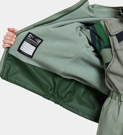 Didriksons Rainwear w. Fleece - PU - Boardman - Light Moss