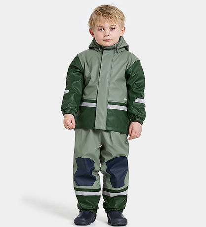 Didriksons Rainwear w. Fleece - PU - Boardman - Light Moss
