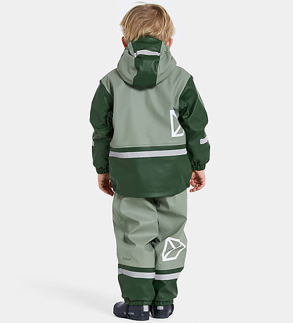 Didriksons Rainwear w. Fleece - PU - Boardman - Light Moss