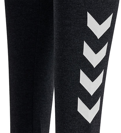 Hummel Leggings - hmlJR - Black Melange Hummel Leggings - hmlJR - Black Melange