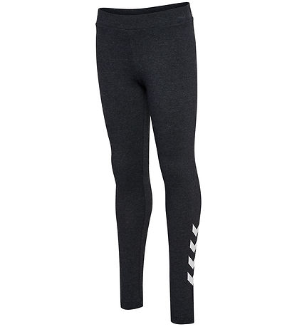 Hummel Leggings - hmlJR - Black Melange Hummel Leggings - hmlJR - Black Melange