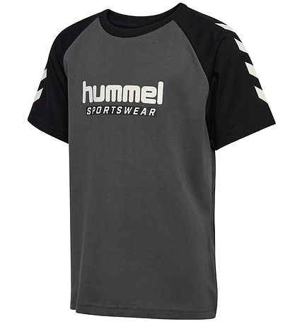 Hummel T-paita - HmlJr Logo - Ebony Hummel T-paita - HmlJr Logo - Ebony