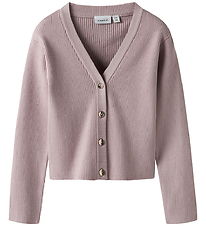 Name It Cardigan - Strikk - Rib - NkfLarenlise - Polert Lilac