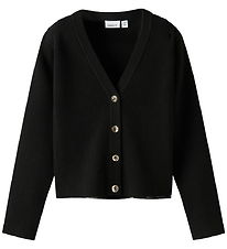Name It Cardigan - Knitted - Rib - NkfLarenLise - Black
