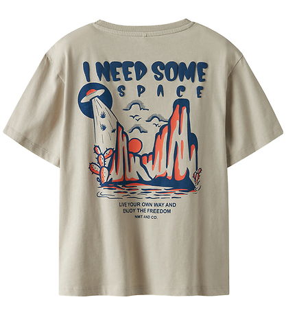 Name It T-shirt - NkmKarlo - Peyote w. Print