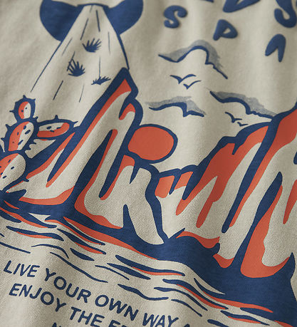 Name It T-shirt - NkmKarlo - Peyote w. Print