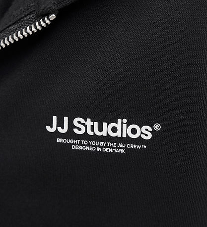 Jack & Jones Cardigan - Noos - JjeSoho - Zwart m. Logo