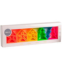 Dëna Activity Toy - Silicone - 9 Parts - Neon Dëna Activity Toy - Silicone - 9 Parts - Neon