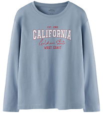 Blouse Name It - MkfVeen - Dusty Blue/California Blouse Name It - MkfVeen - Dusty Blue/California