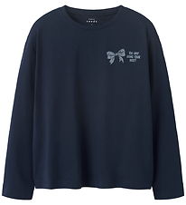 Blouse Name It - NkfVeen - Marine Blazer/Bow Blouse Name It - NkfVeen - Marine Blazer/Bow