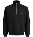 Jack & Jones Sweatshirt - JorNorrebro - Black Jack & Jones Sweatshirt - JorNorrebro - Black