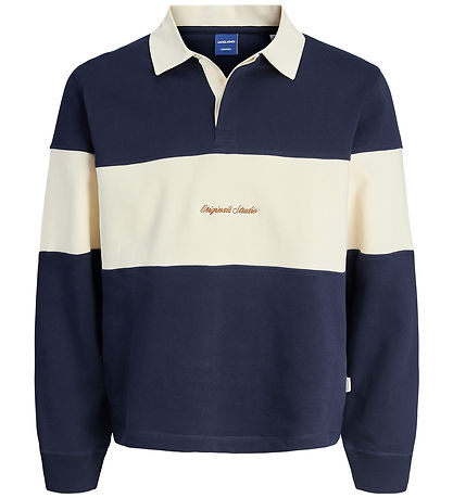 Sweat-shirt Jack & Jones - Polo - JorNorrbro - Ocean Caverne Sweat-shirt Jack & Jones - Polo - JorNorrbro - Ocean Caverne