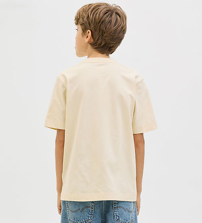 Jack & Jones T-shirt - Noos - JorNorrebro - Antique White w. Log Jack & Jones T-shirt - Noos - JorNorrebro - Antique White w. Log