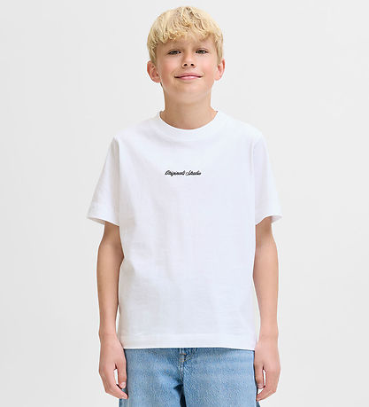Jack & Jones T-shirt - Noos - JorNorrebro - Bright White w. Logo