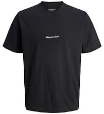 Jack & Jones T-shirt - Noos - JorNorrebro - Black w. Logo Jack & Jones T-shirt - Noos - JorNorrebro - Black w. Logo