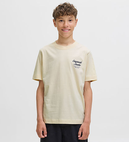 T-Shirt Jack & Jones - JorNorrebro - Antique White av. Imprimé