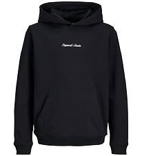 Jack & Jones Hoodie - Noos - JorNorrebro - Black Jack & Jones Hoodie - Noos - JorNorrebro - Black